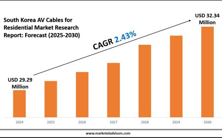 South Korea AV Cables for Residential Market to Surpass USD 32.34 Million in Value by 2030