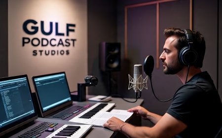 Elevate Your Voice with Gulf Podcast Studios for Rent in Dubai