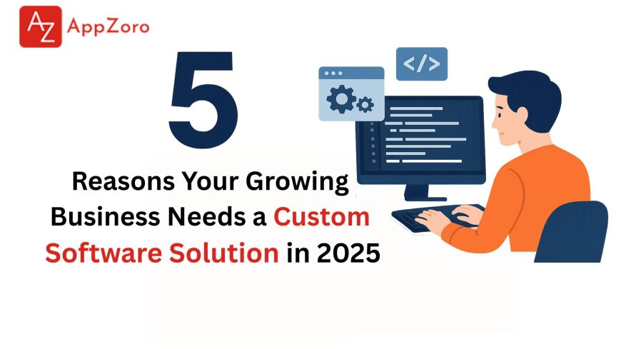 5 Reasons Your Growing Business Needs a Custom Software Solution in 2025